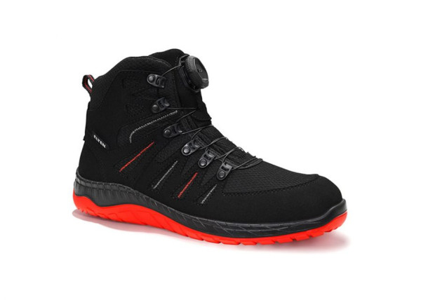 Sicherheitsstiefel MADDOX BOA® black-red Mid ESD S3S
