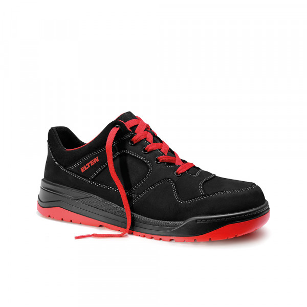 Sicherheitshalbschuhe Maverick Black-Red Low S3 ESD