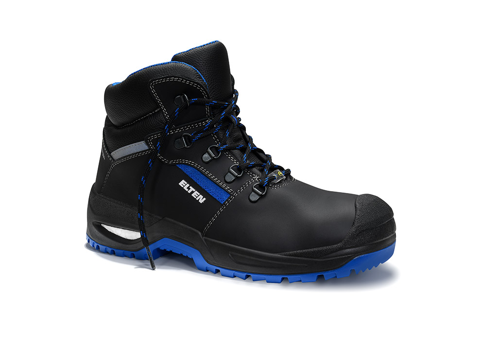 Arbeitsschutz Mid Mid XXSG S3 | black-blue - Serheitsstiefel black-blue LEONARDO Suroflex S3 | ELTEN® | XXSG Serheitsstiefel LEONARDO Baruthia ESD ESD