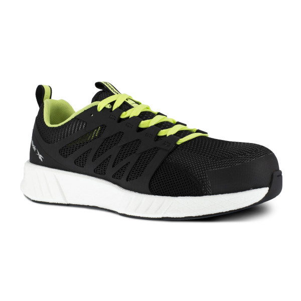 Sicherheitshalbschuhe Fusion Flexweave Work Black-Lime S1P