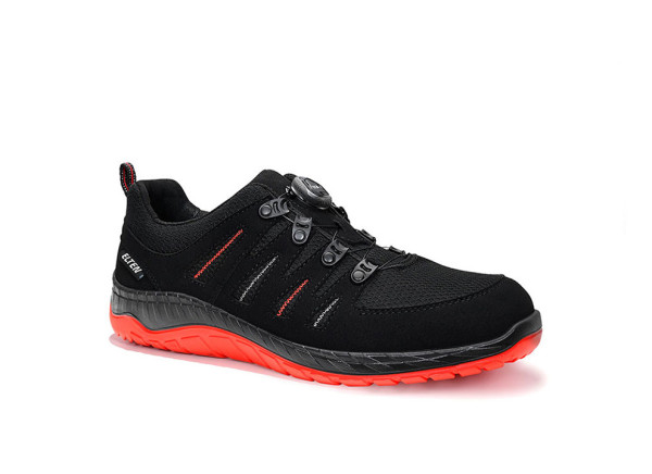 Sicherheitsschuhe MADDOX BOA® black-red Low ESD S3