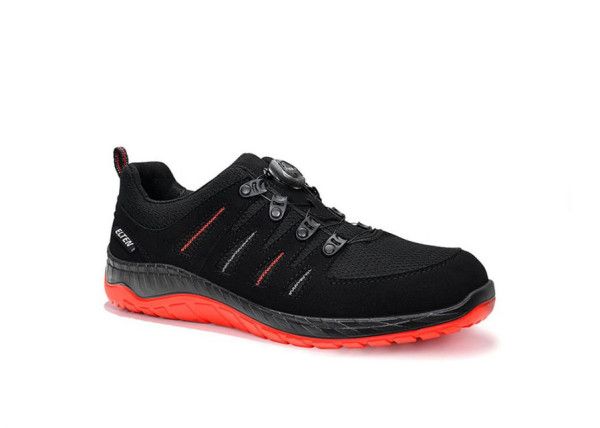 Sicherheitshalbschuhe MADDOX BOA® black-red Low ESD S3S
