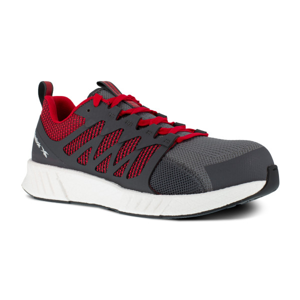 Sicherheitshalbschuhe Fusion Flexweave Work Grey-Red S1P